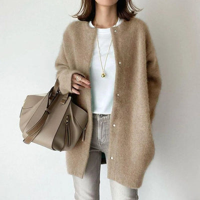 Abrigo cardigan Cachemira